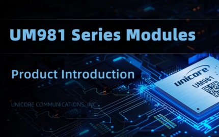 Module multifréquence RTK/INS, toutes constellations Unicore UM981/UM981S